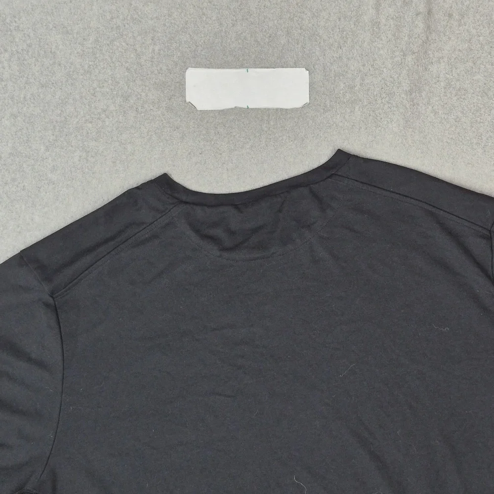 Nike Men Shirt 4XL-T Black Dri-Fit Logo Short Sleeve Moisture Wicking